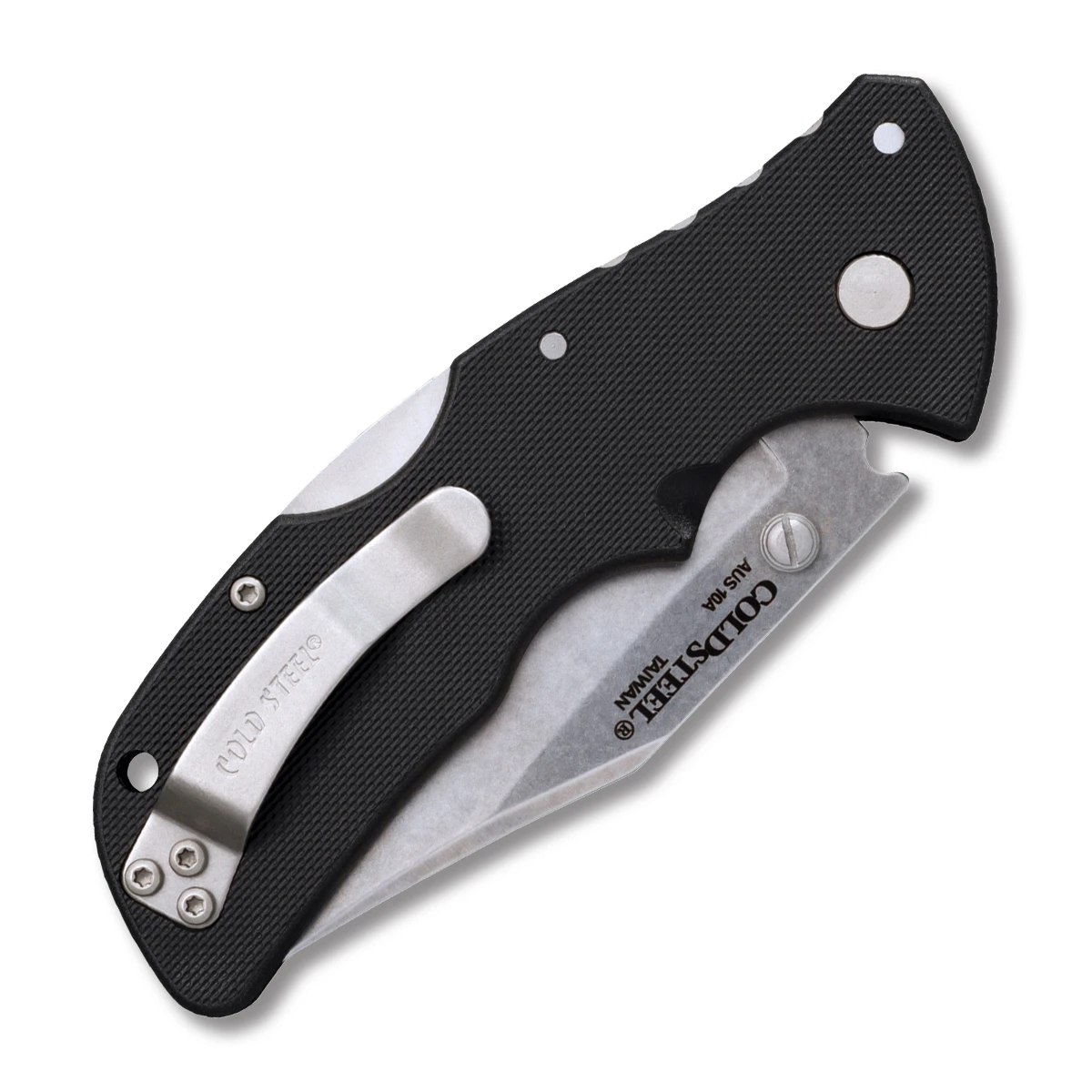 Cold Steel Mini Recon 1 Folding Knife 3in Plain Edge GRN Stonewash CS27BAC View 2