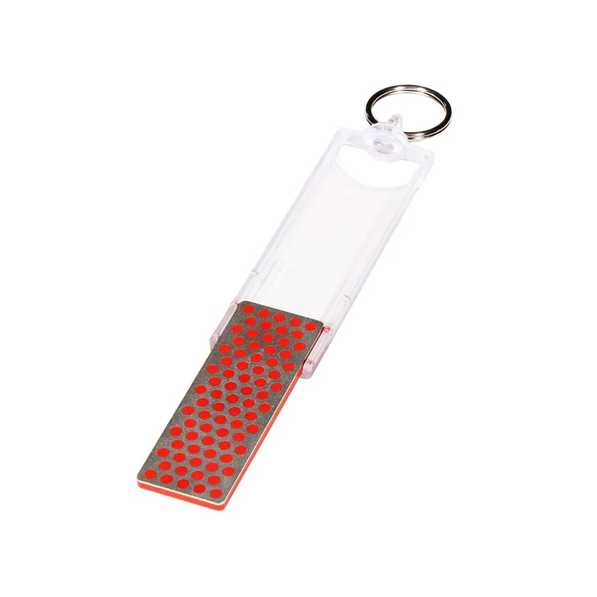 DMT Mini-Sharp Diamond Whetstone Portable Sharpener Fine 600 Grit Red F70F View 1