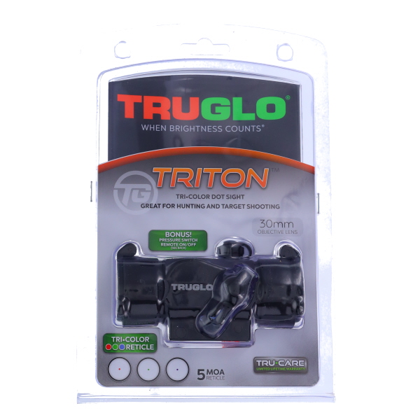 TruGlo Triton 30mm 5-MOA TriColor Dot Reticle Picatinny-Weaver Mount TG8230B View 6