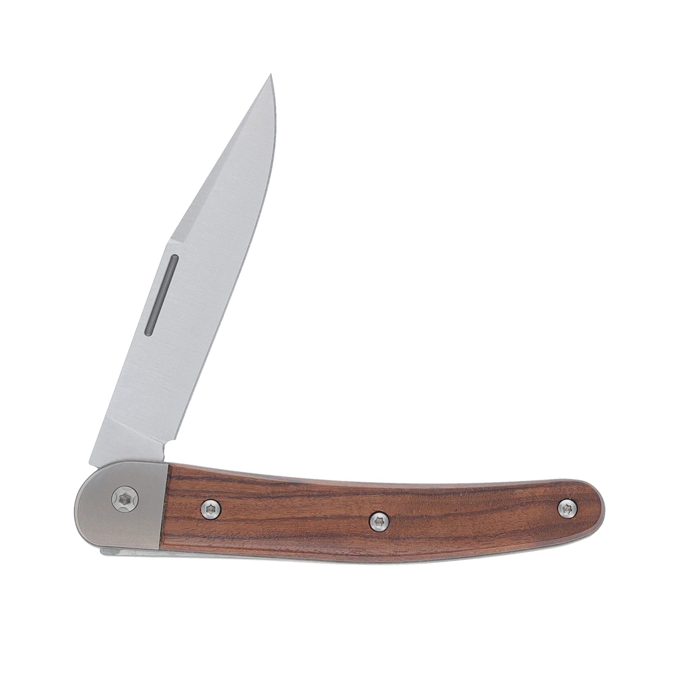 LionSteel Jack 1 Clip Point Santos Wood Folding Knife LSJK1ST View 2