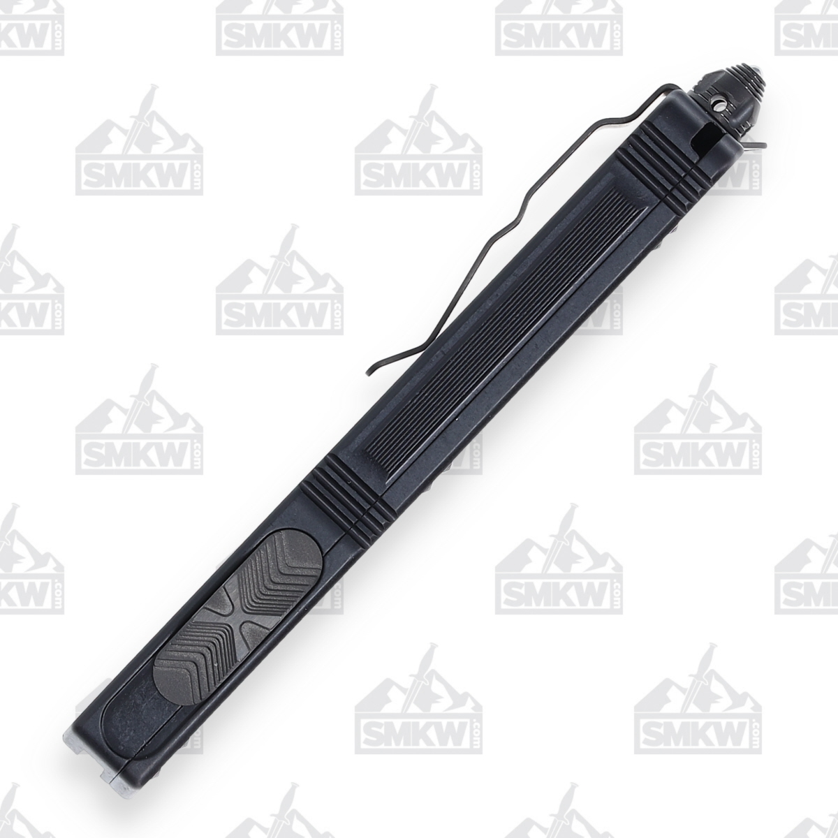 Marfione Custom Scarab II OTF Automatic Knife Blackout DLC D/E Ringed Titanium AUMT378MCKDL View 6