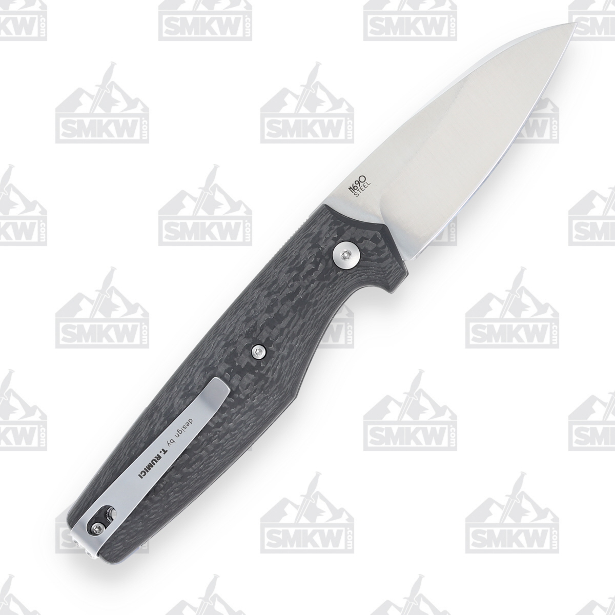 Viper DAN 2 Carbon Fiber Folding 2.875In. Böhler N690Co Wharncliffe V5930FC View 3