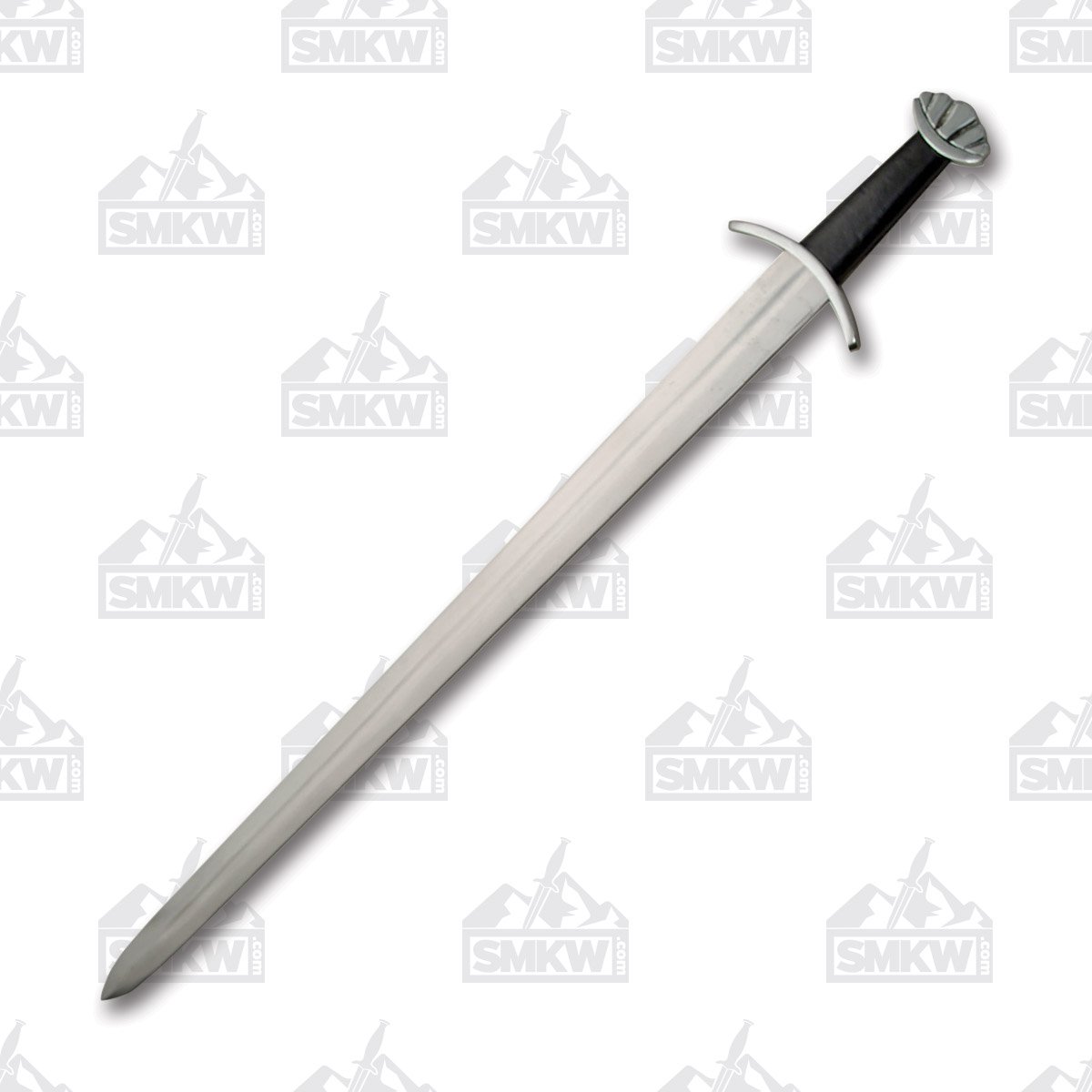 SZCO Supplies Black Viking Lobed Sword 32in Plain Satin Blade 910953 View 1