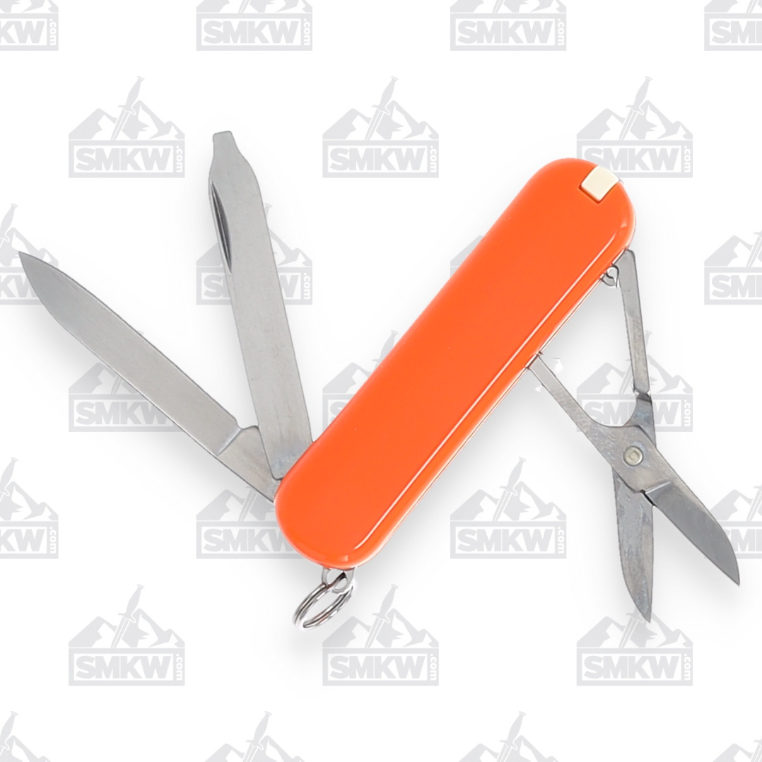 Victorinox Classic SD Swiss Army Knife Classic Colors Mango Tango V2383 View 2