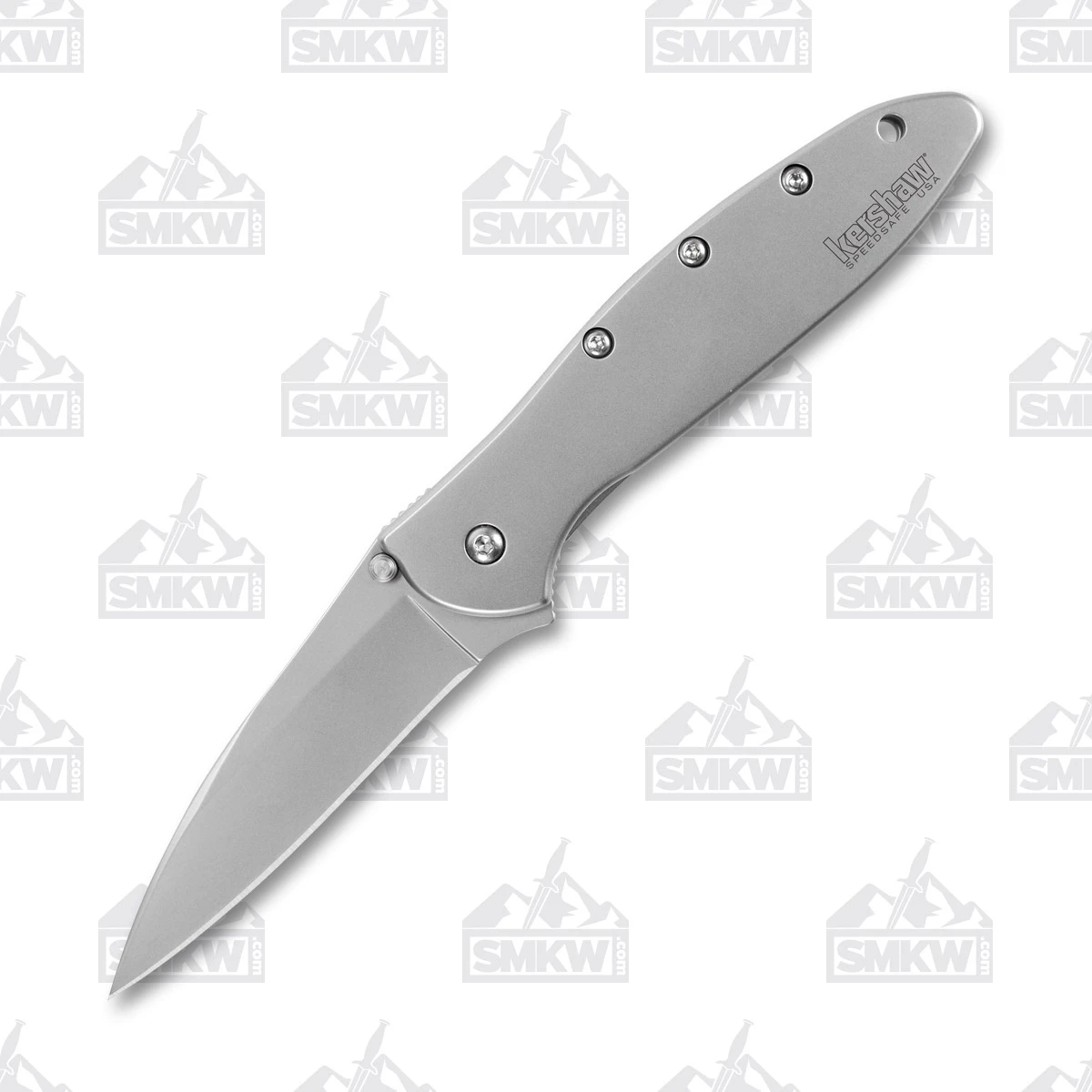 Kershaw Leek Folding Knife All Stainless/Plain Edge Ken Onion Design KS1660 View 2