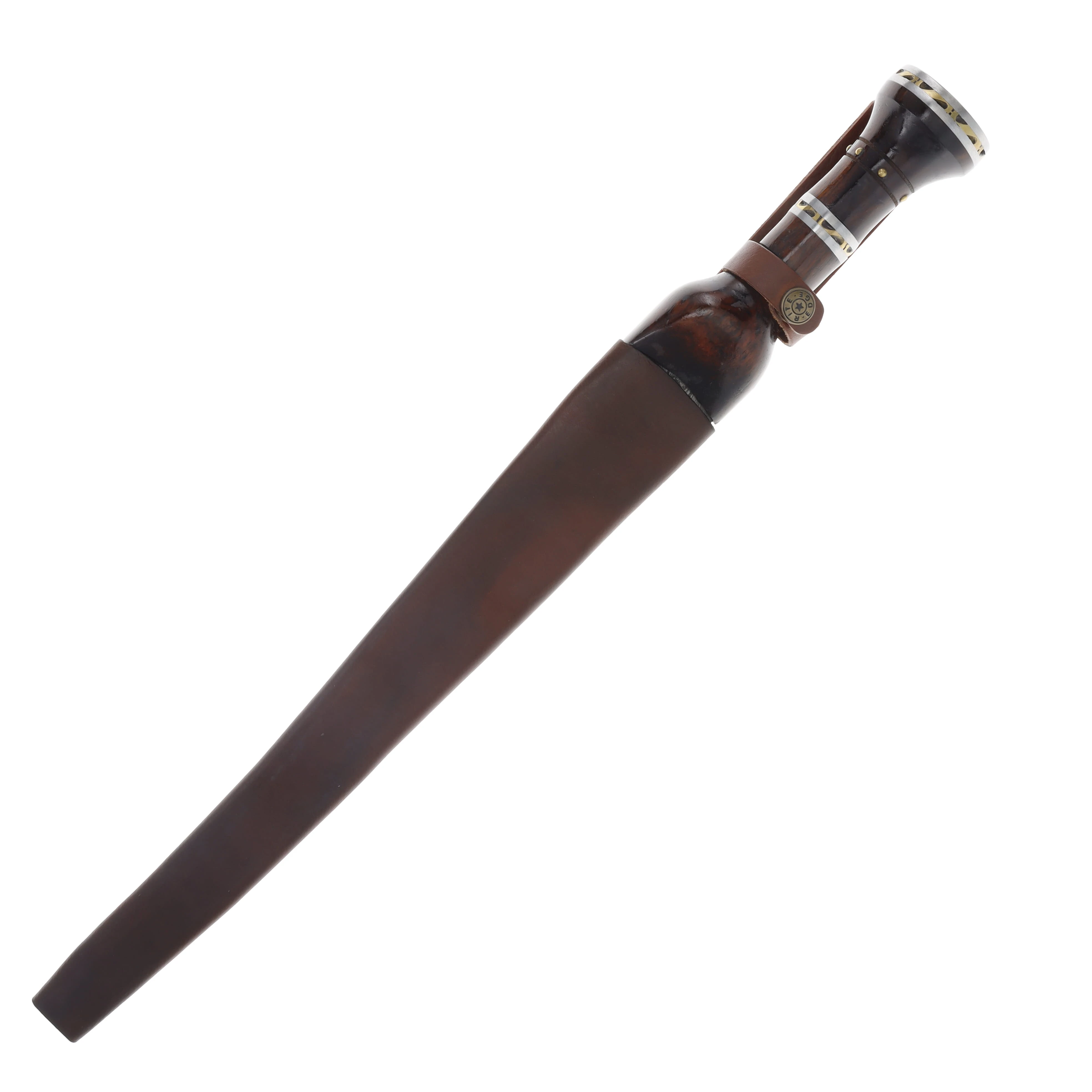 Rite Edge Exotic Scottish Dirk Wood 13.75 Inch Damascus Dagger DM1060 View 4