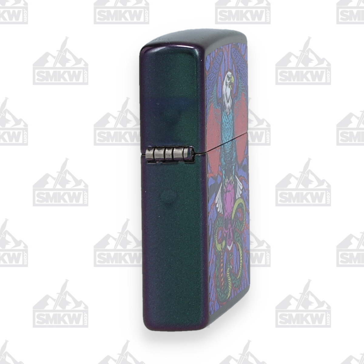 Zippo Lighter Eagle Snake and Skull Iridescent ZP49600 View 7