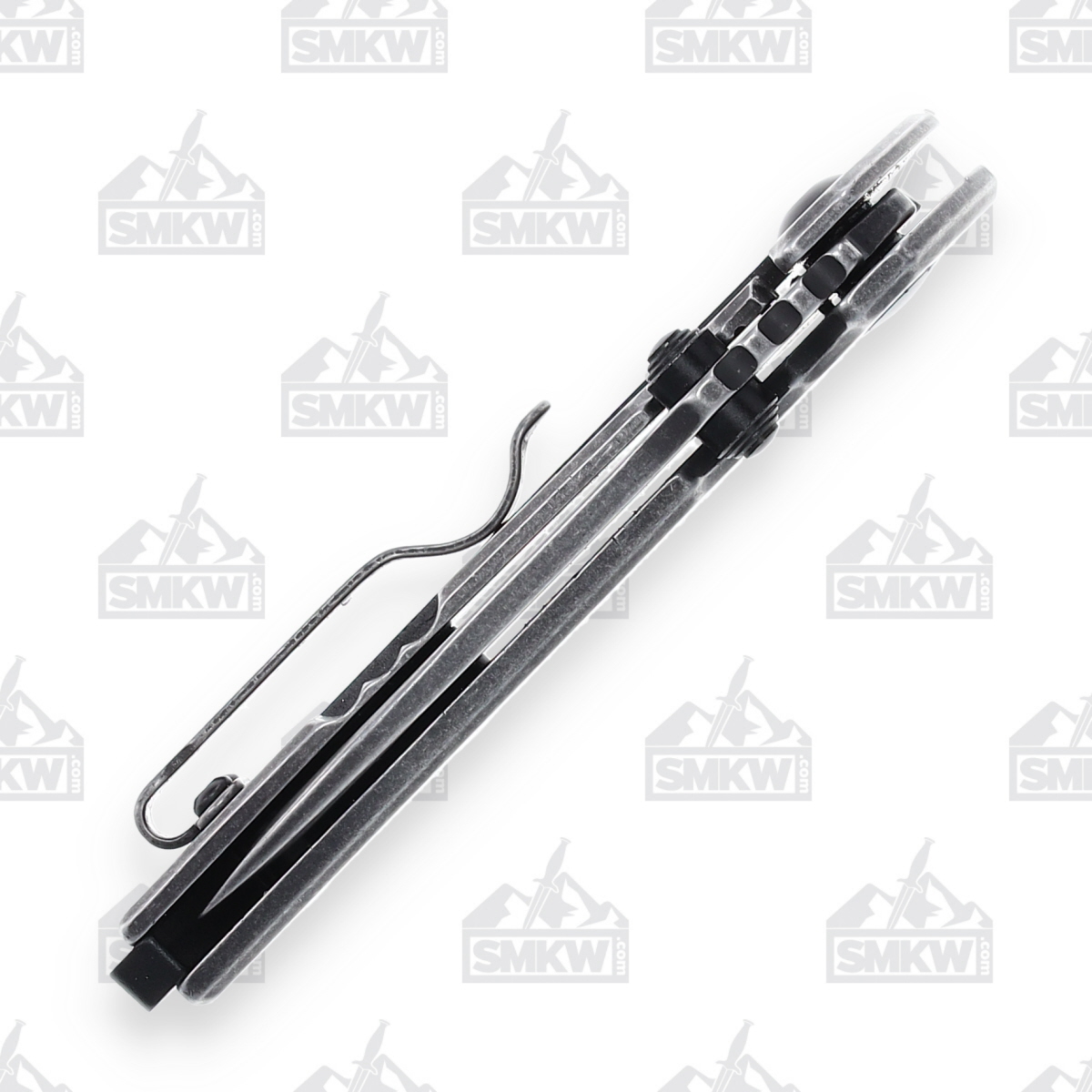 CRKT Squid Assisted 2.37 Inch Plain Black Stonewash Drop Point CR2493 View 8
