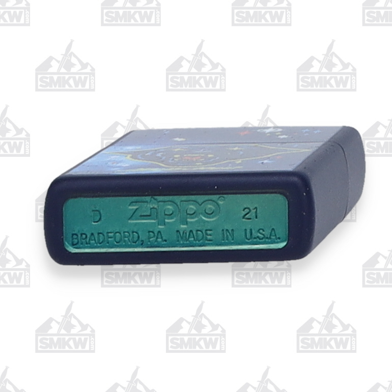 Zippo Navy Matte Starry-Eyed Panther Lighter ZP49613 View 13