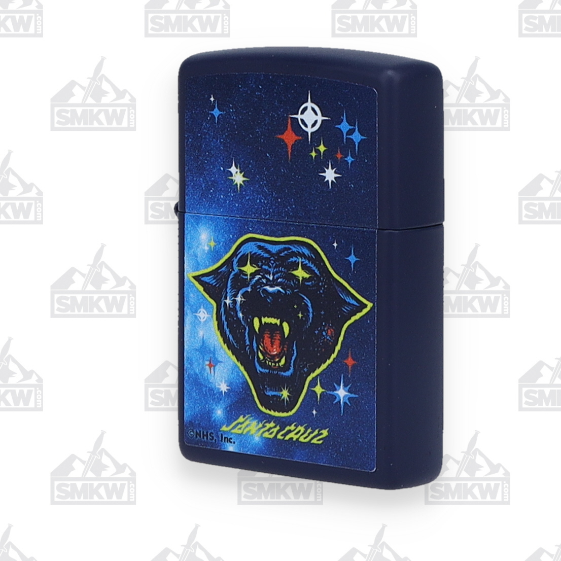 Zippo Navy Matte Starry-Eyed Panther Lighter ZP49613 View 2