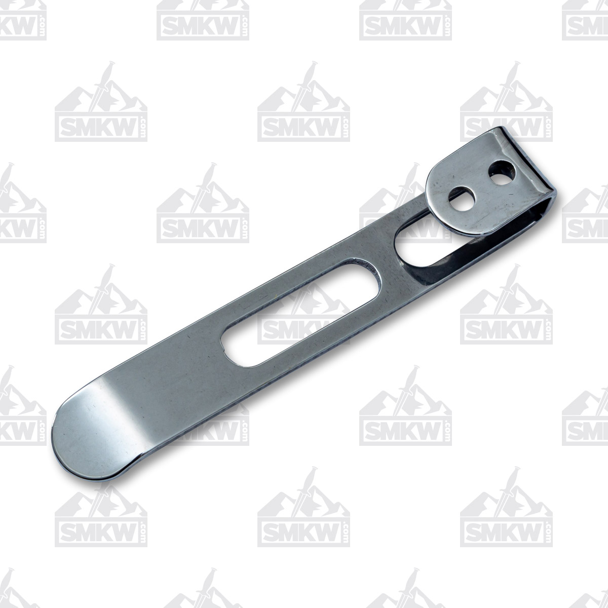 Honey Badger Replacement Pocket Clip for Large Folding Knifes Silver Stainless Steel HB5083 View 2