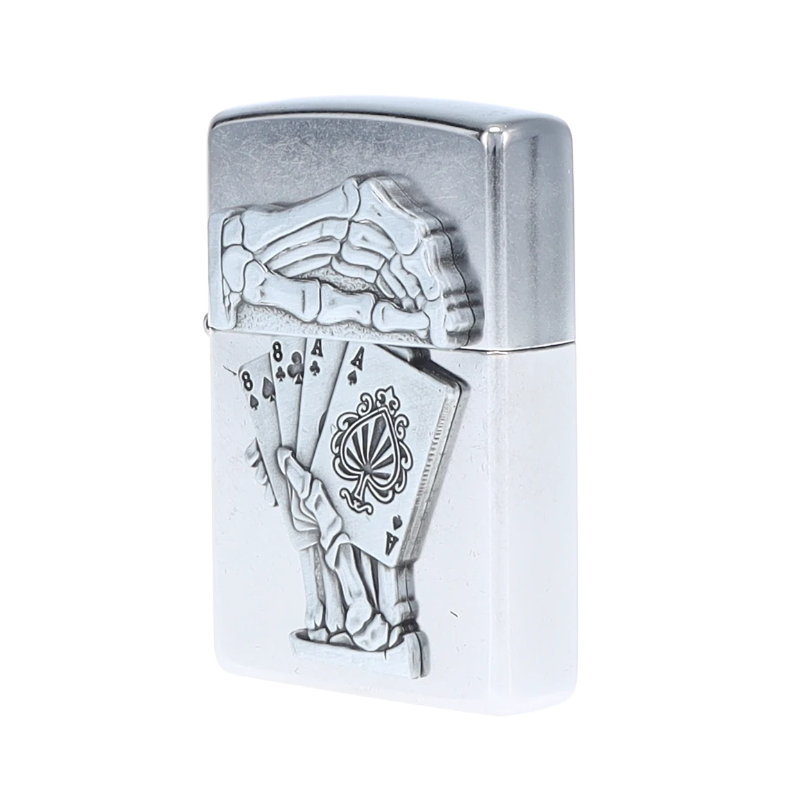 Zippo Dead Man's Hand Street Chrome Lighter ZP49536 View 2