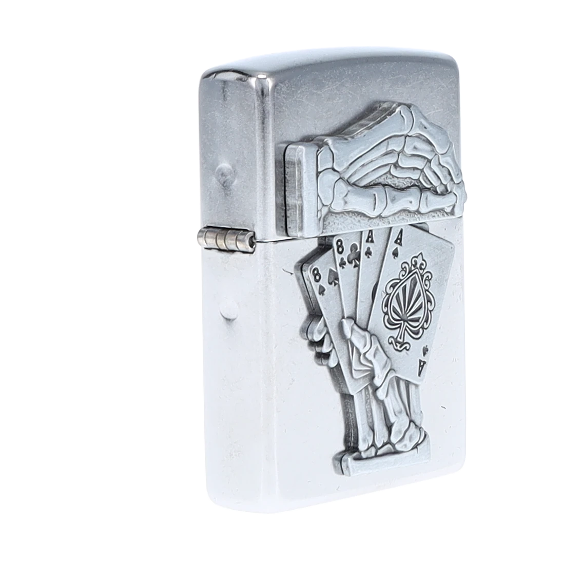 Zippo Dead Man's Hand Street Chrome Lighter ZP49536 View 7