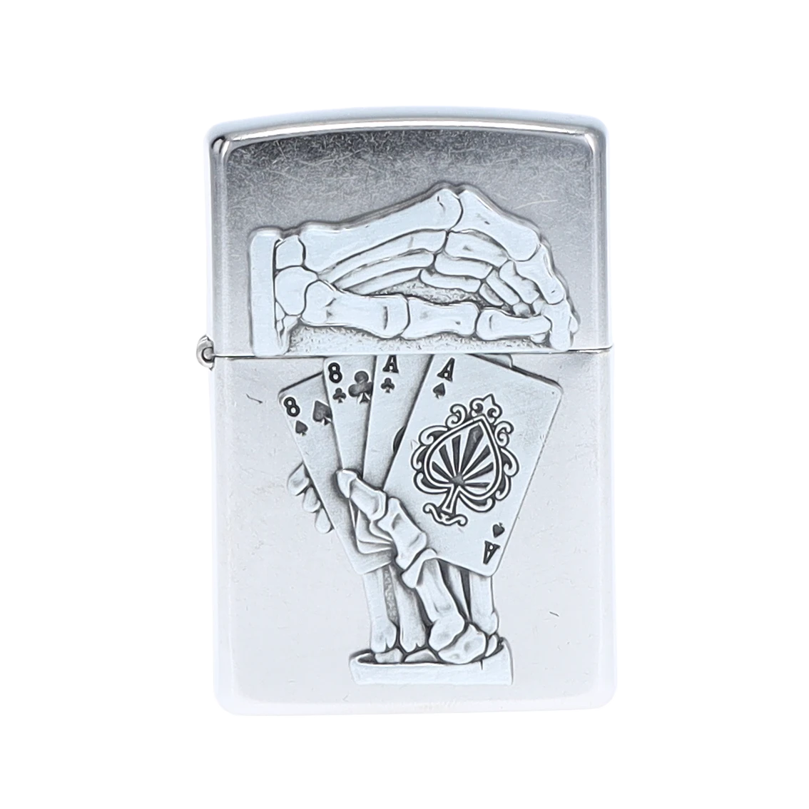 Zippo Dead Man's Hand Street Chrome Lighter ZP49536 View 1