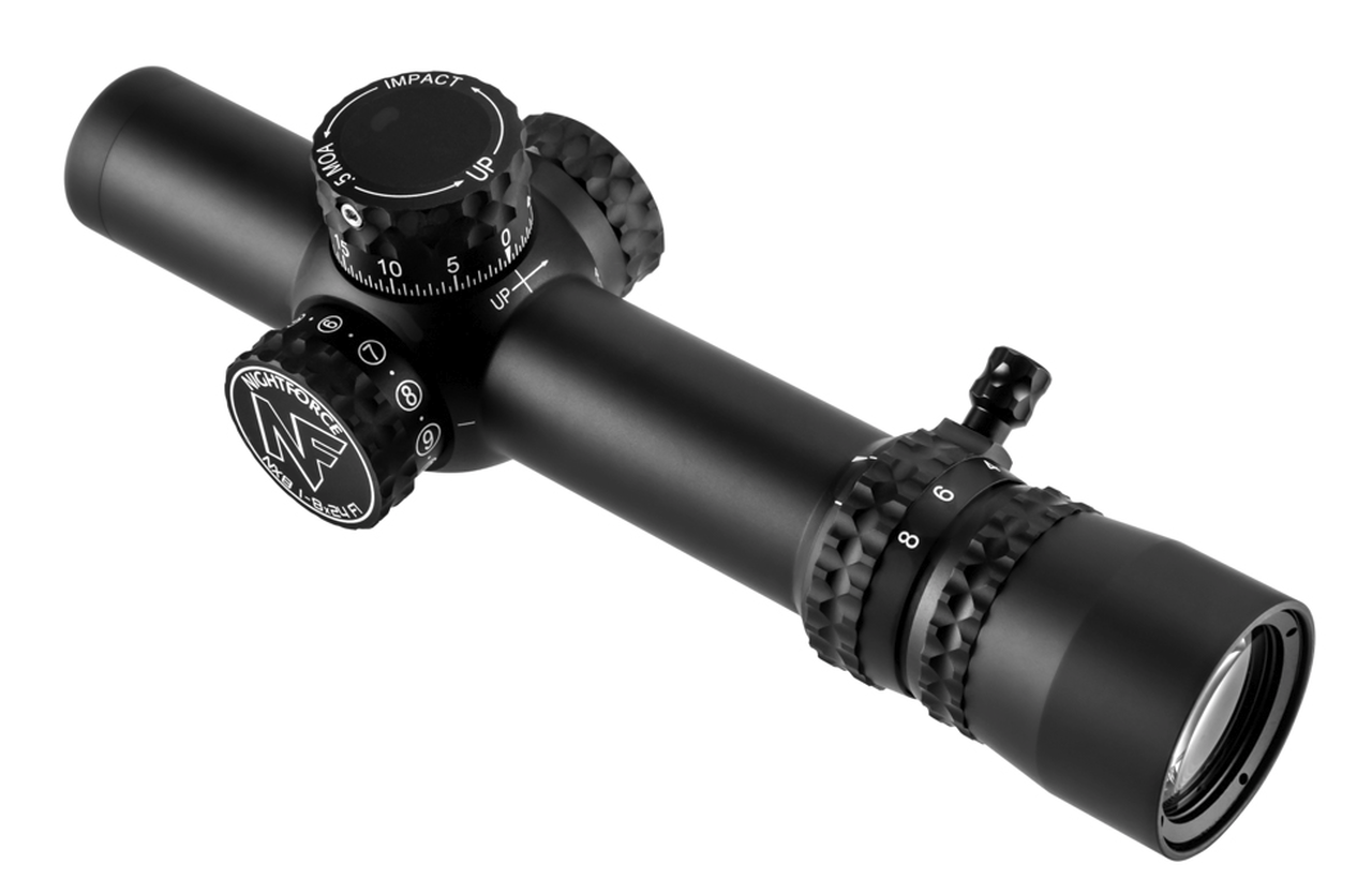 Nightforce NX8 1-8X24 F1 Zerostop FC-MOA Reticle NFC600 View 1