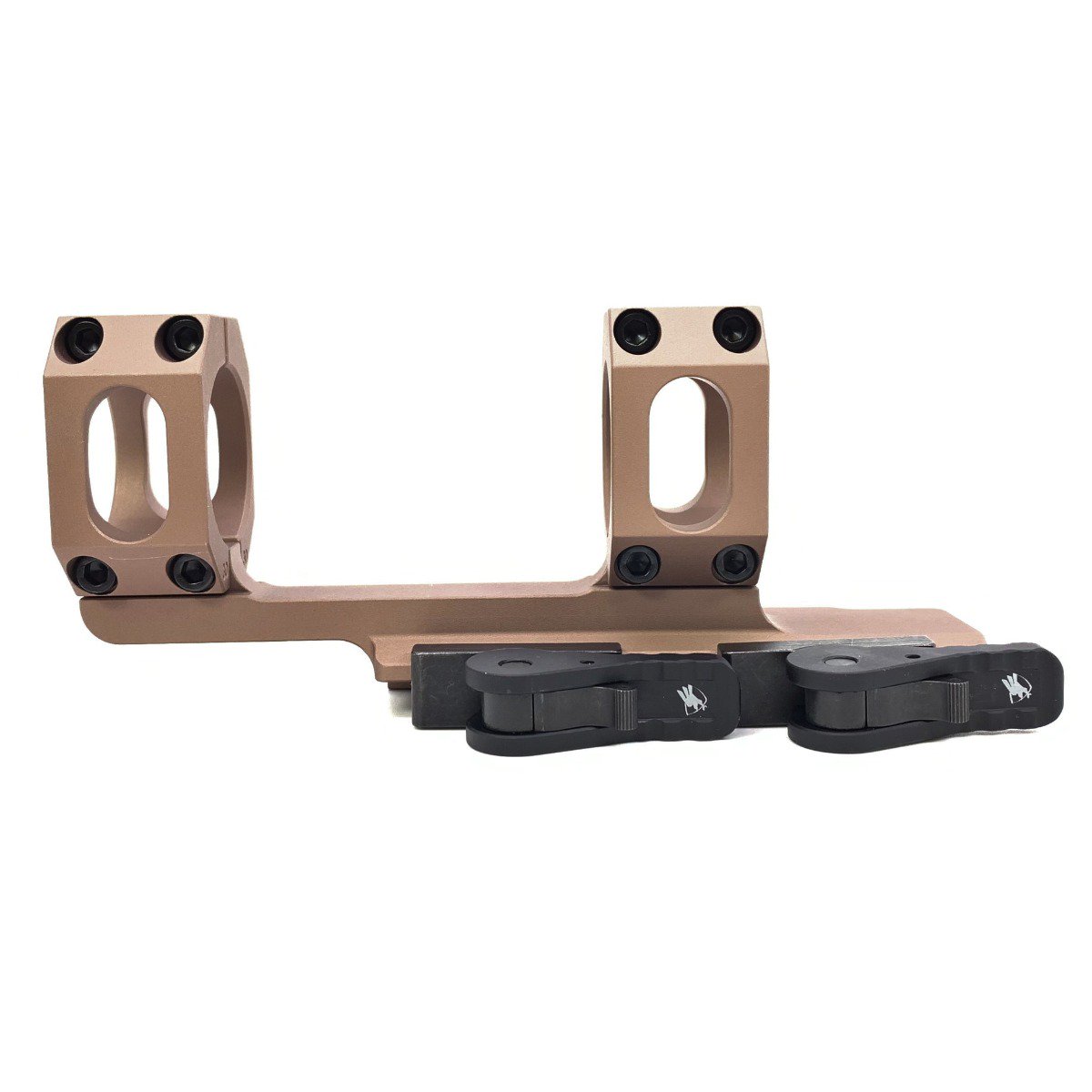 ADM Dual Ring Scope Mount 2 Inch Offset Tan ADRECONSFDE View 1
