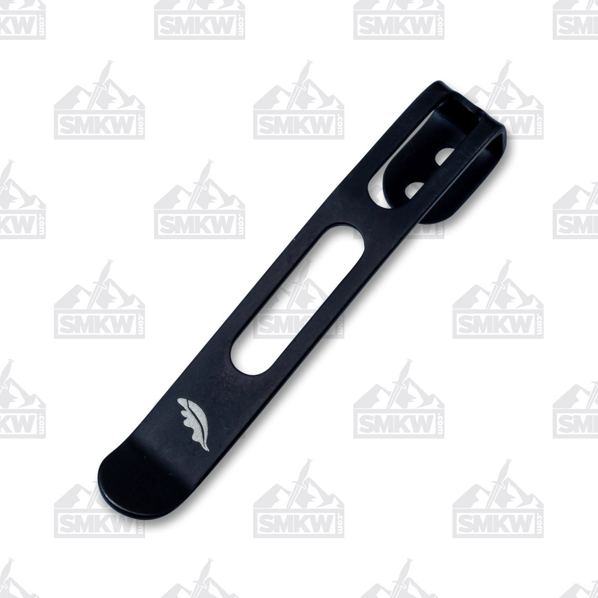 Honey Badger Large Stainless Steel Pocket Clip Black HB5087 View 1