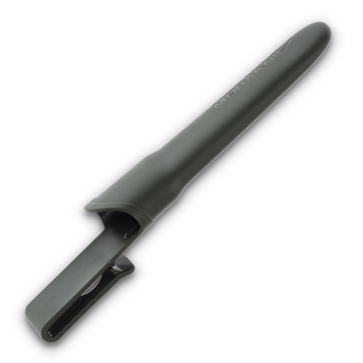 Morakniv Companion Fixed Blade Knife Black and Military Green 4.1in Clip Point FS11827 View 12
