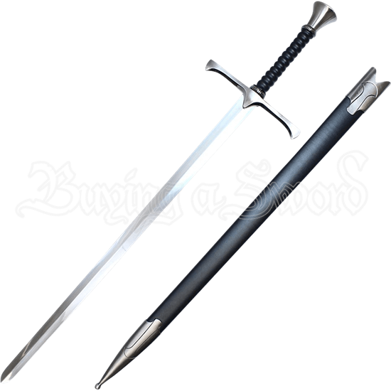 39.5" Medieval Sword Leather Handle NTL877 View 1