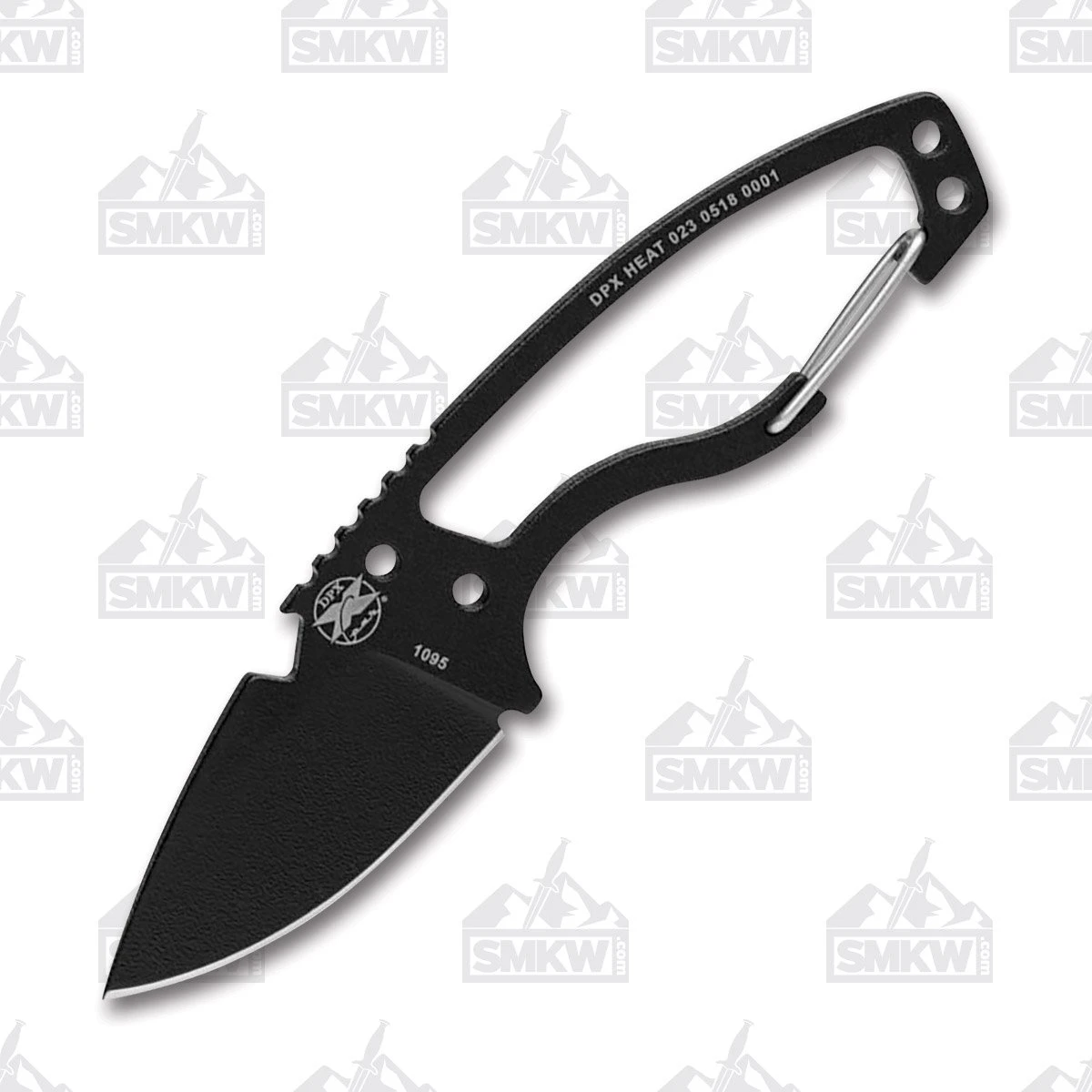 DPx Gear Heat Hiker Fixed Blade Knife 1095 Black DPHTX023 View 1