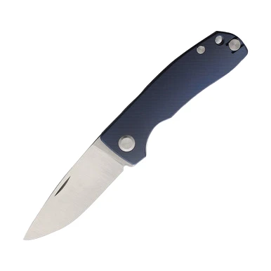 PMP Knives Harmony Folding Knife Blue Titanium PMP005 View 1