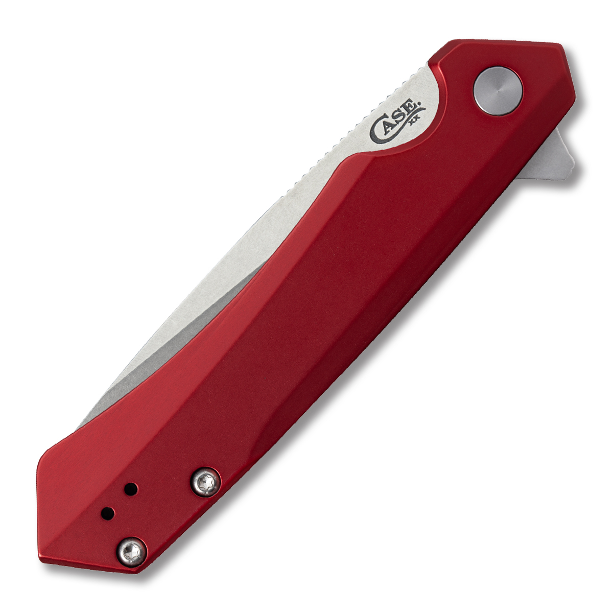 Case XX Kinzua Folding Knife Red Tanto CA64664 View 4
