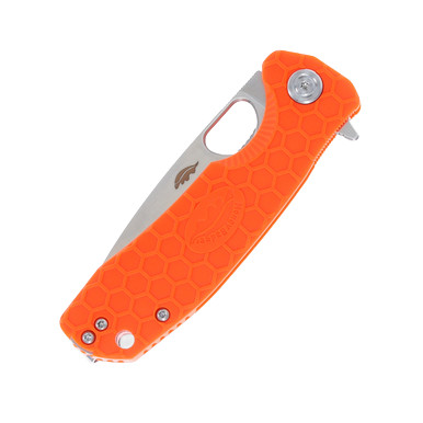 Honey Badger Medium Leaf Folding Knife 8CR13MoV/Orange HB1019 View 7