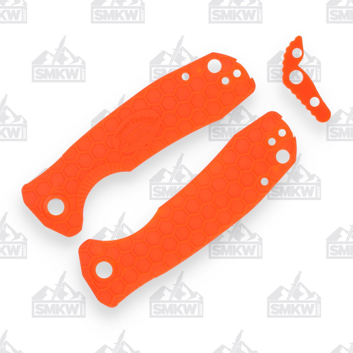 Honey Badger Small Honeycomb FRN Orange Handle Set With Backspace HB5037 View 1