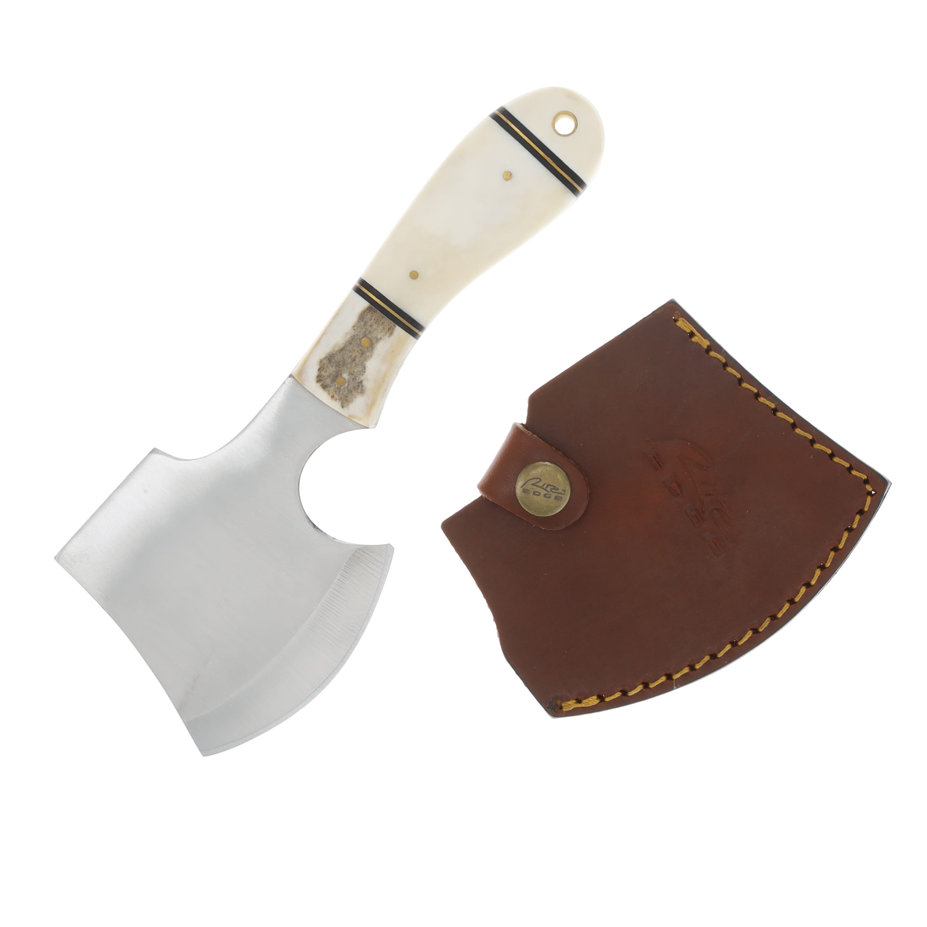 SZCO Supplies Classic Bone and Stag Hatchet 8in DH8018 View 1