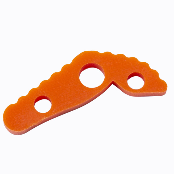 Honey Badger Knives Medium Orange FRN Handle Set - Backspacer HB5038 View 3