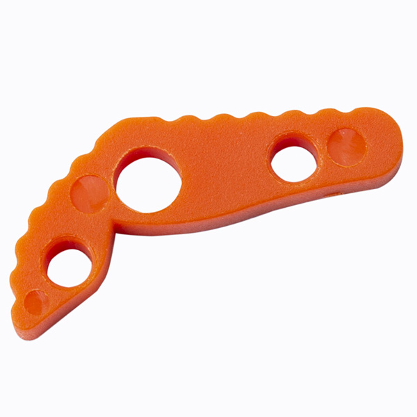 Honey Badger Knives Medium Orange FRN Handle Set - Backspacer HB5038 View 1