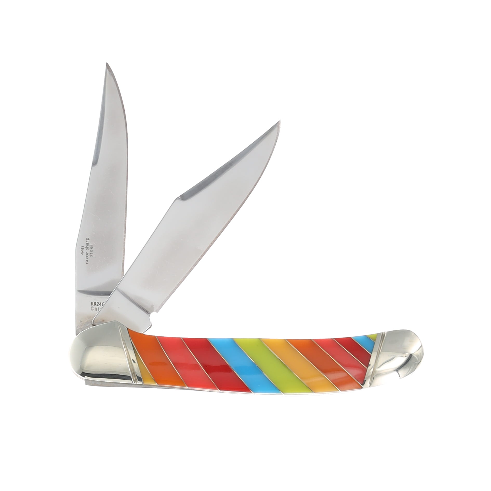Rough Ryder Lollipop Copperhead Folding Knife RR2466 - Smoky