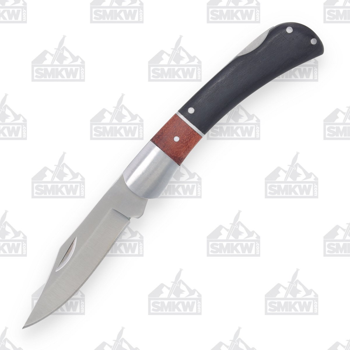 4in Black Bear Folding Knife Pakkawood Handle Stainless Steel Blade 211543 View 1