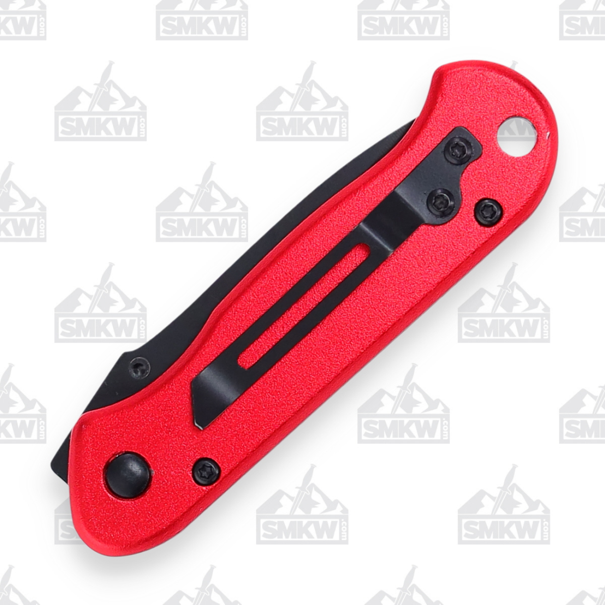 Frost Red Aluminum Linerlock Folding Knife FR818R View 3