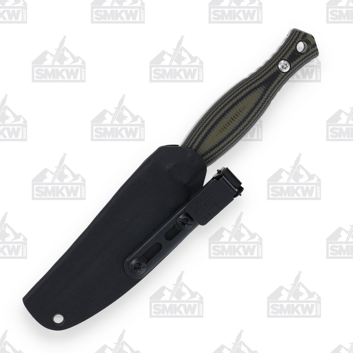 Defiant 7 Les George Galvo Fixed Blade Knife Satin Green D7GALVOSGRN View 6