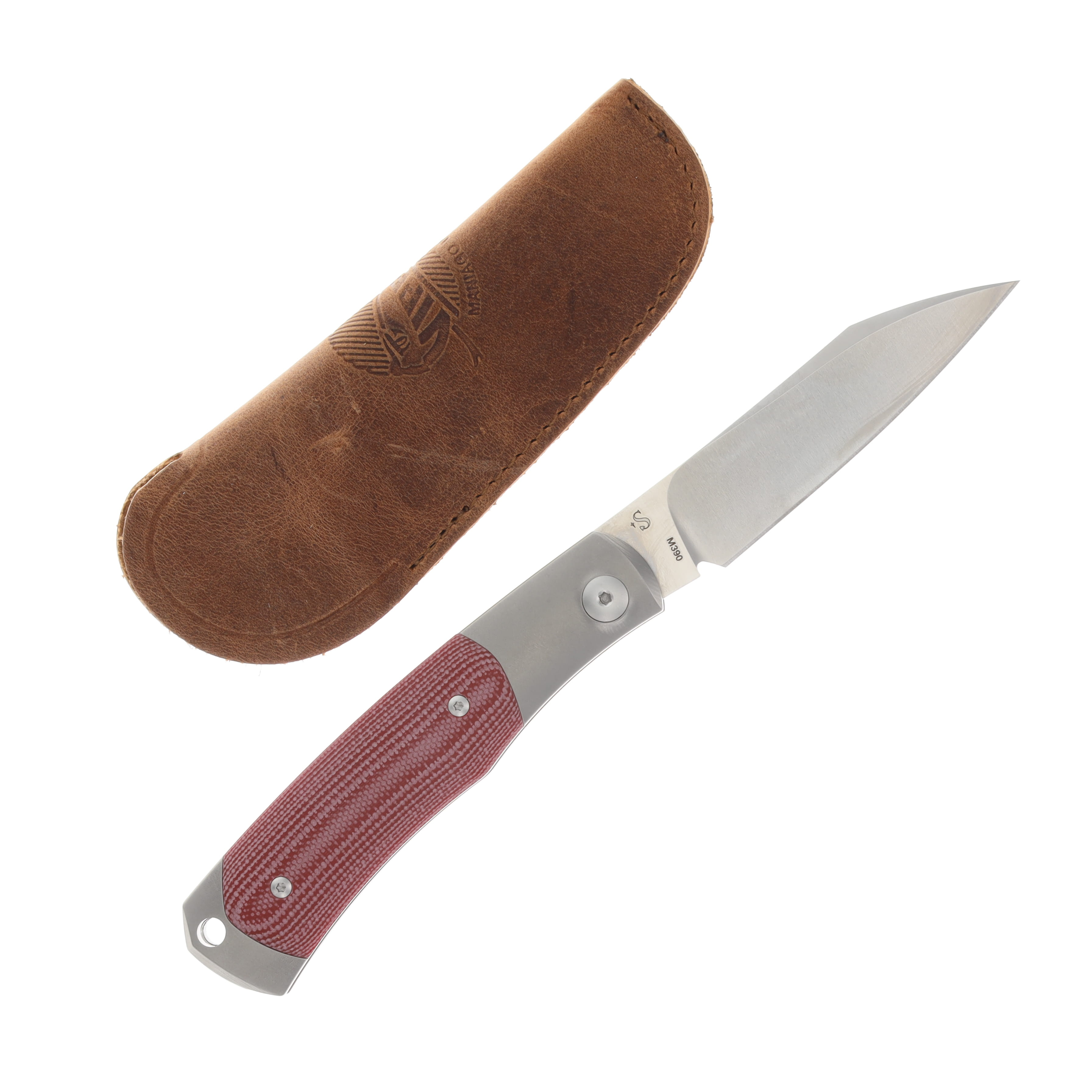 Viper Knives Hug 2 Folding Knife Red G10 3.125in Plain Satin Blade V5994GR View 2