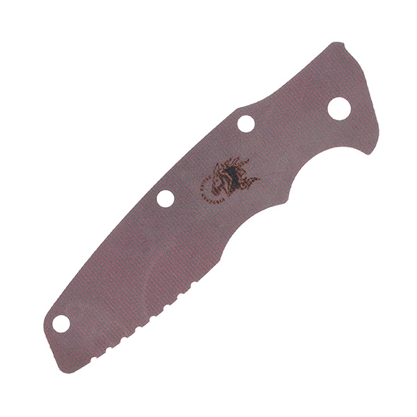 Hinderer Eklipse 3.5" Knife Scale Textured Burgundy Micarta View 2
