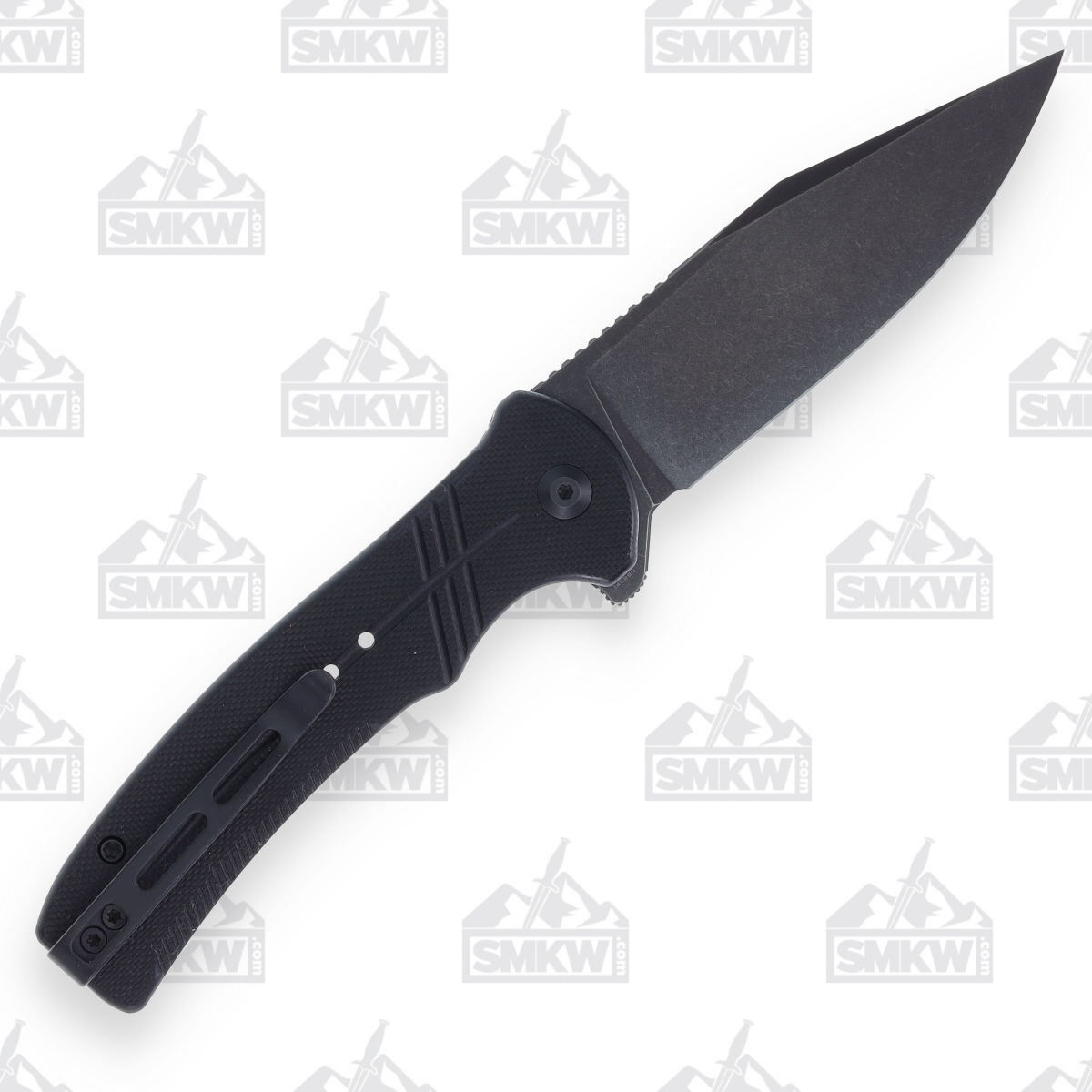 CIVIVI Cogent Button Lock Folding Knife Blackout Clip Point/G-10 WKCC20038D1 View 3