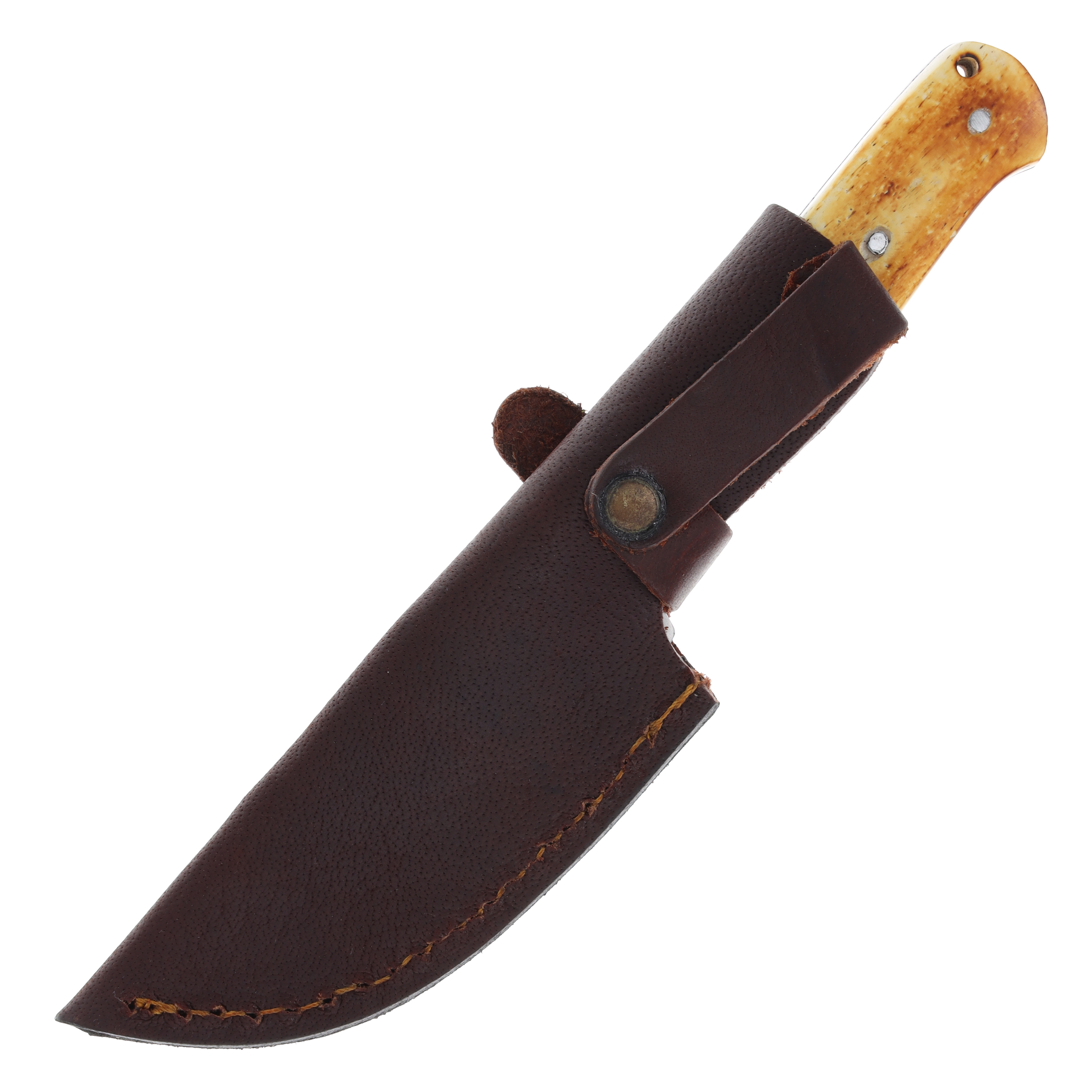 Frost Chipaway Torched Bone Guthook Fixed Blade Knife FRCW982TB View 6