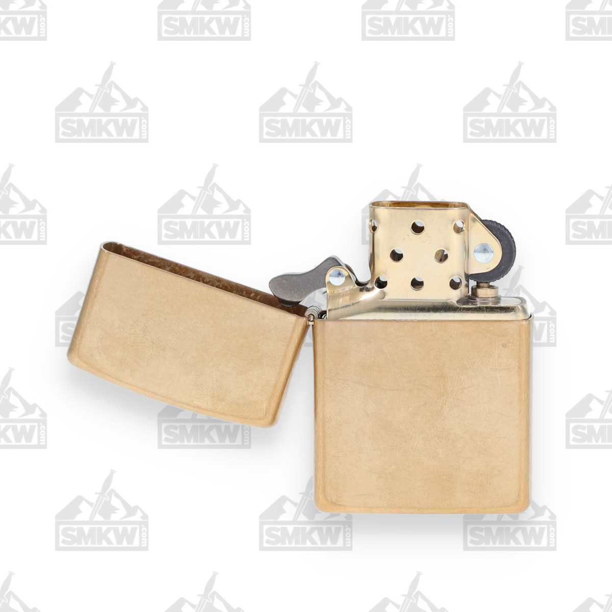 Zippo Tumbled Brass Lighter ZP49477 View 4