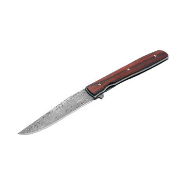 Boker Plus Urban Trapper Folding Knife Cocobolo Damascus BK01BO176 View 1
