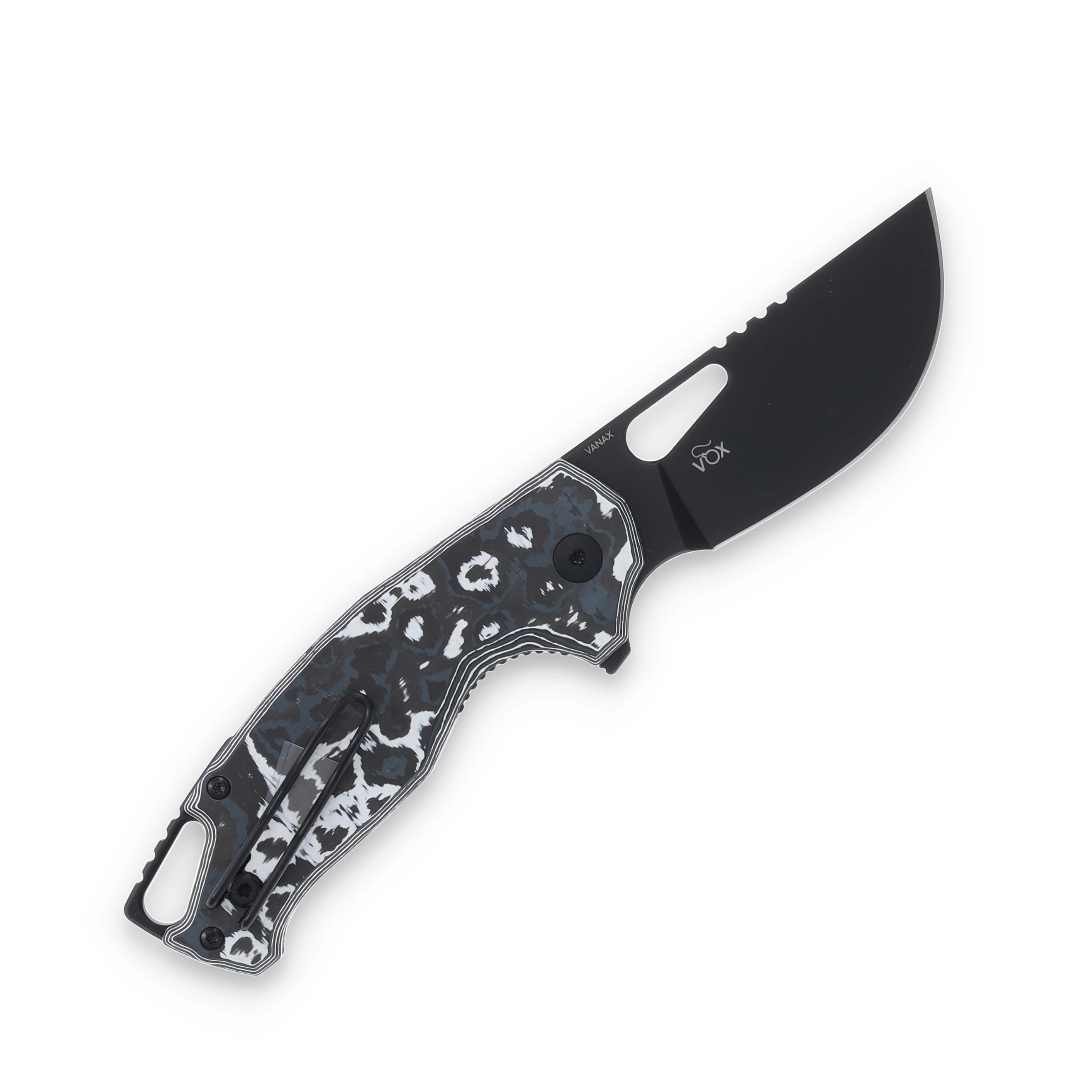 MKM Vincent Folding Knife Vanax White Storm SMKW Exclusive MKMMKVCVCWD View 3