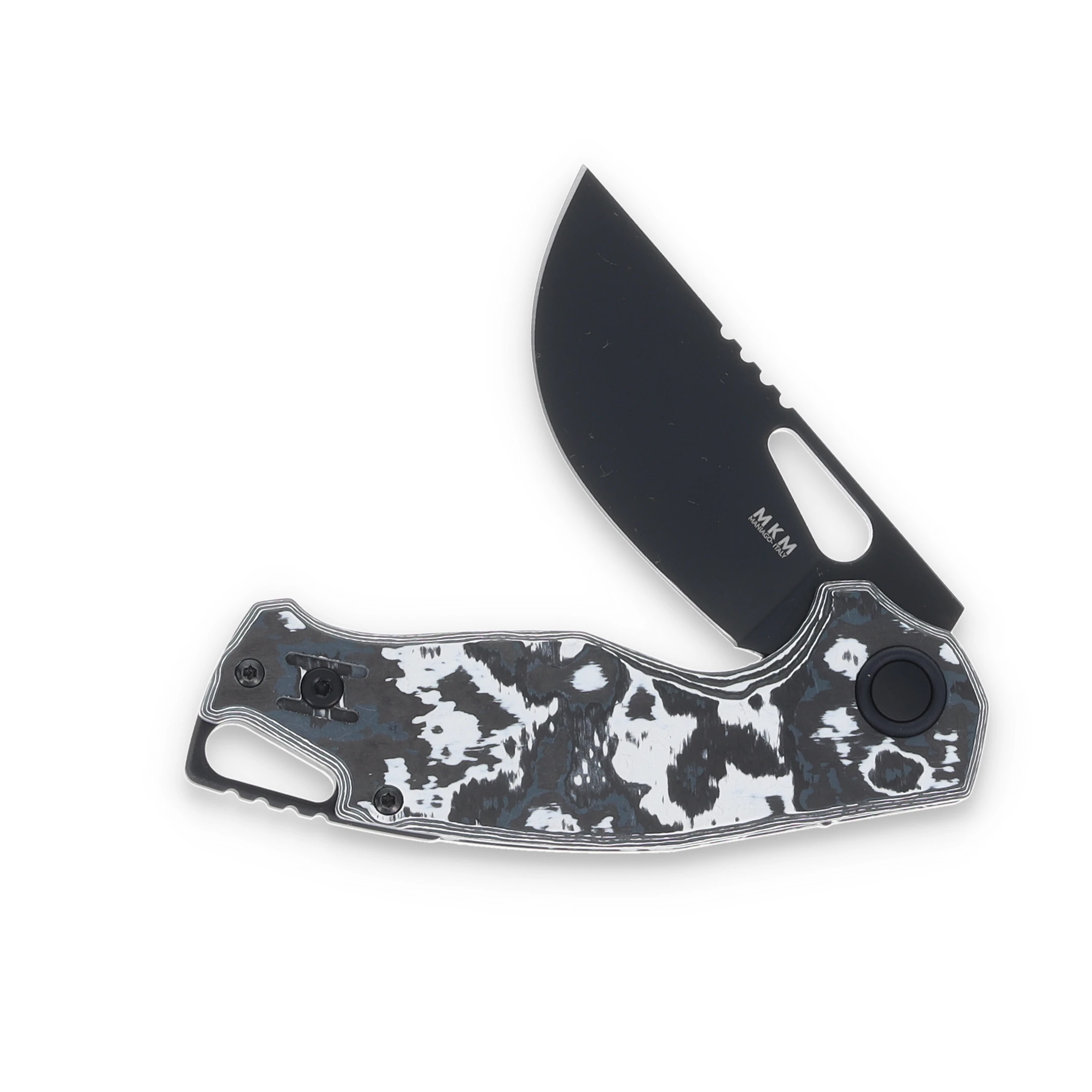 MKM Vincent Folding Knife Vanax White Storm SMKW Exclusive MKMMKVCVCWD View 5