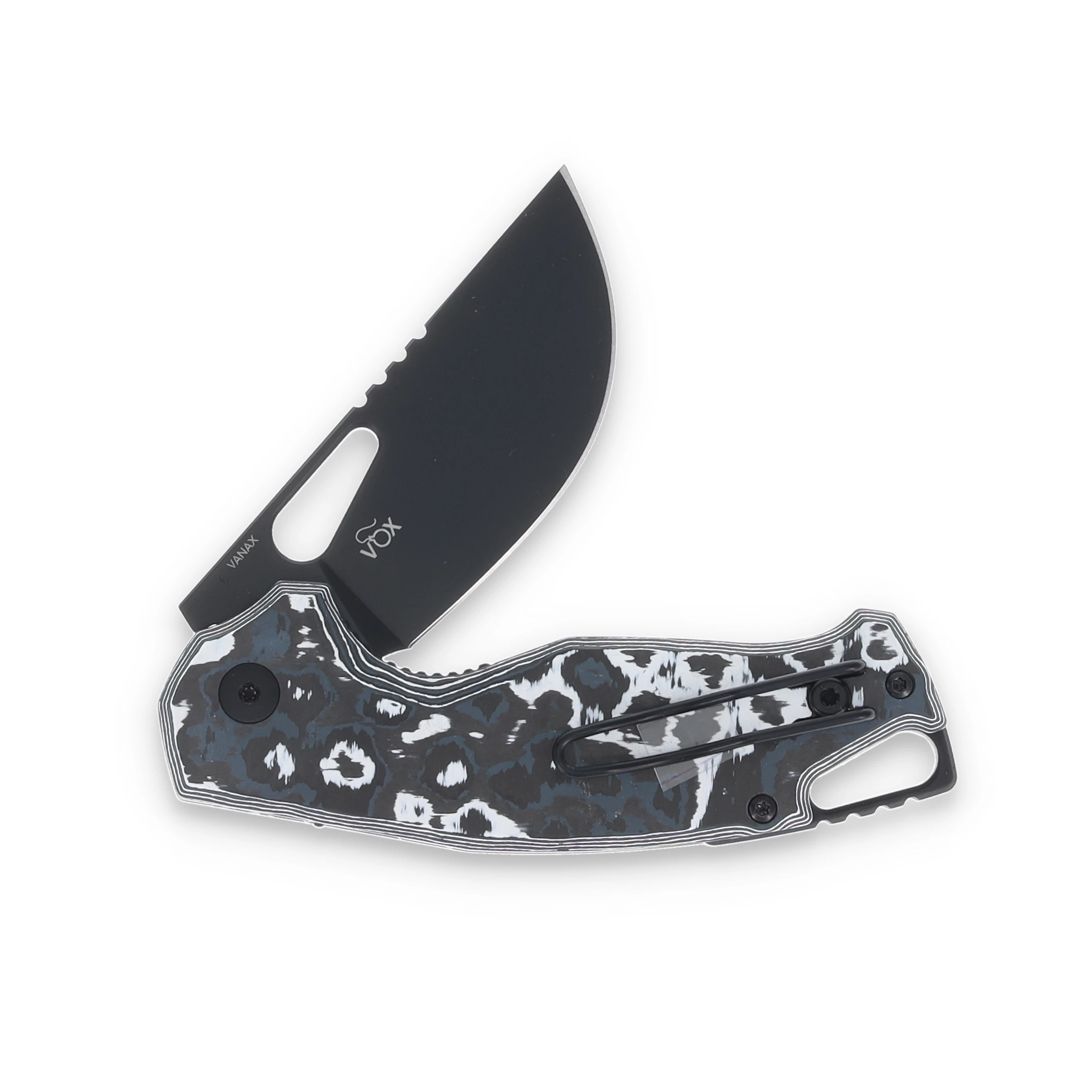 MKM Vincent Folding Knife Vanax White Storm SMKW Exclusive MKMMKVCVCWD View 6