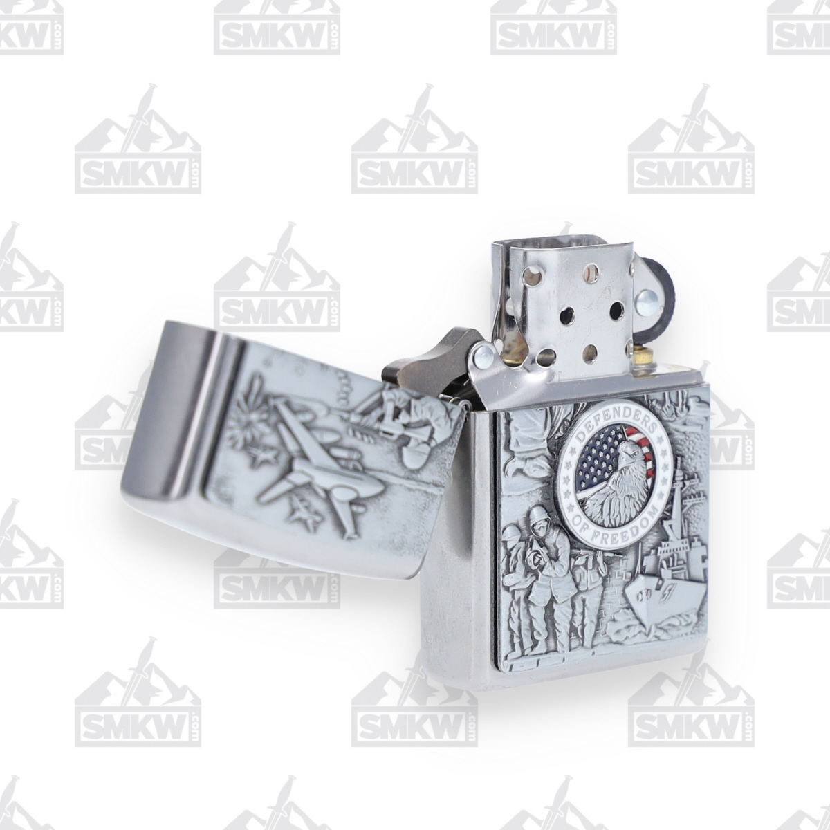 Zippo Street Chrome Joined Forces Lighter ZP24457 View 5