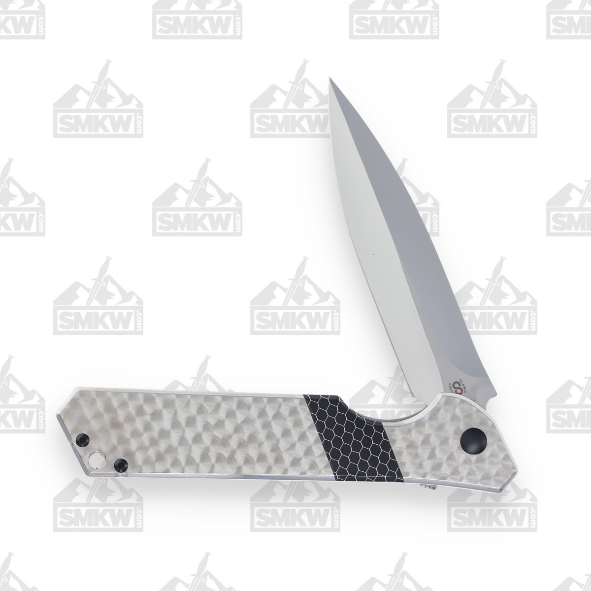 Olamic Rainmaker 236-D Folding Knife Bead Blast/Jeweled Titanium with Black C-Tek RFL236D View 4