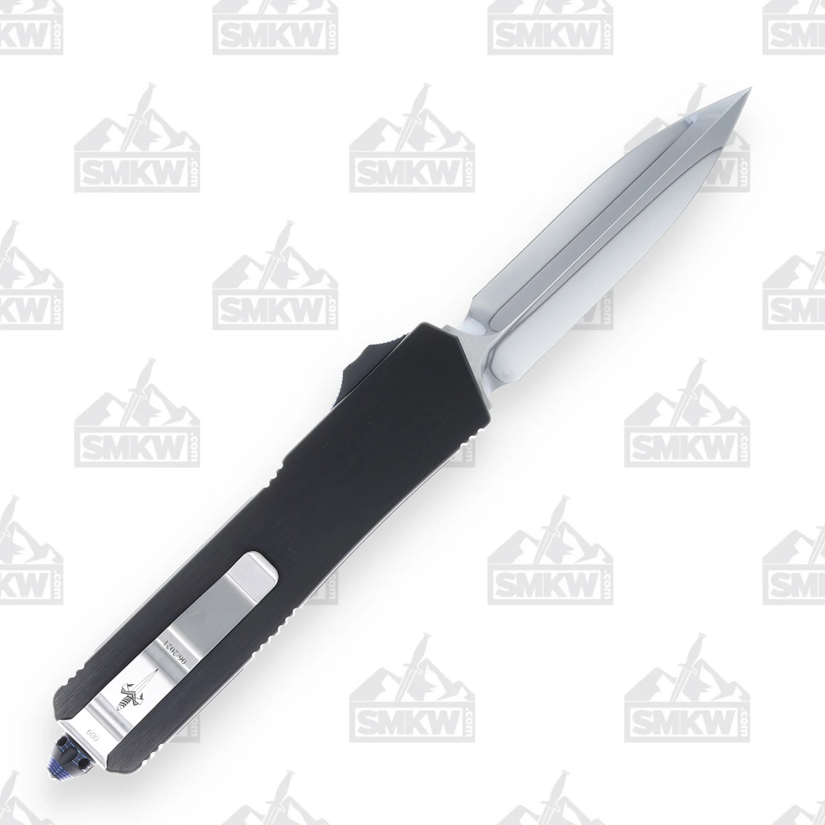 Marfione Custom Scarab II OTF Automatic Knife Mirror Polish Spike Grind D/E AUMT378MCKSG View 2