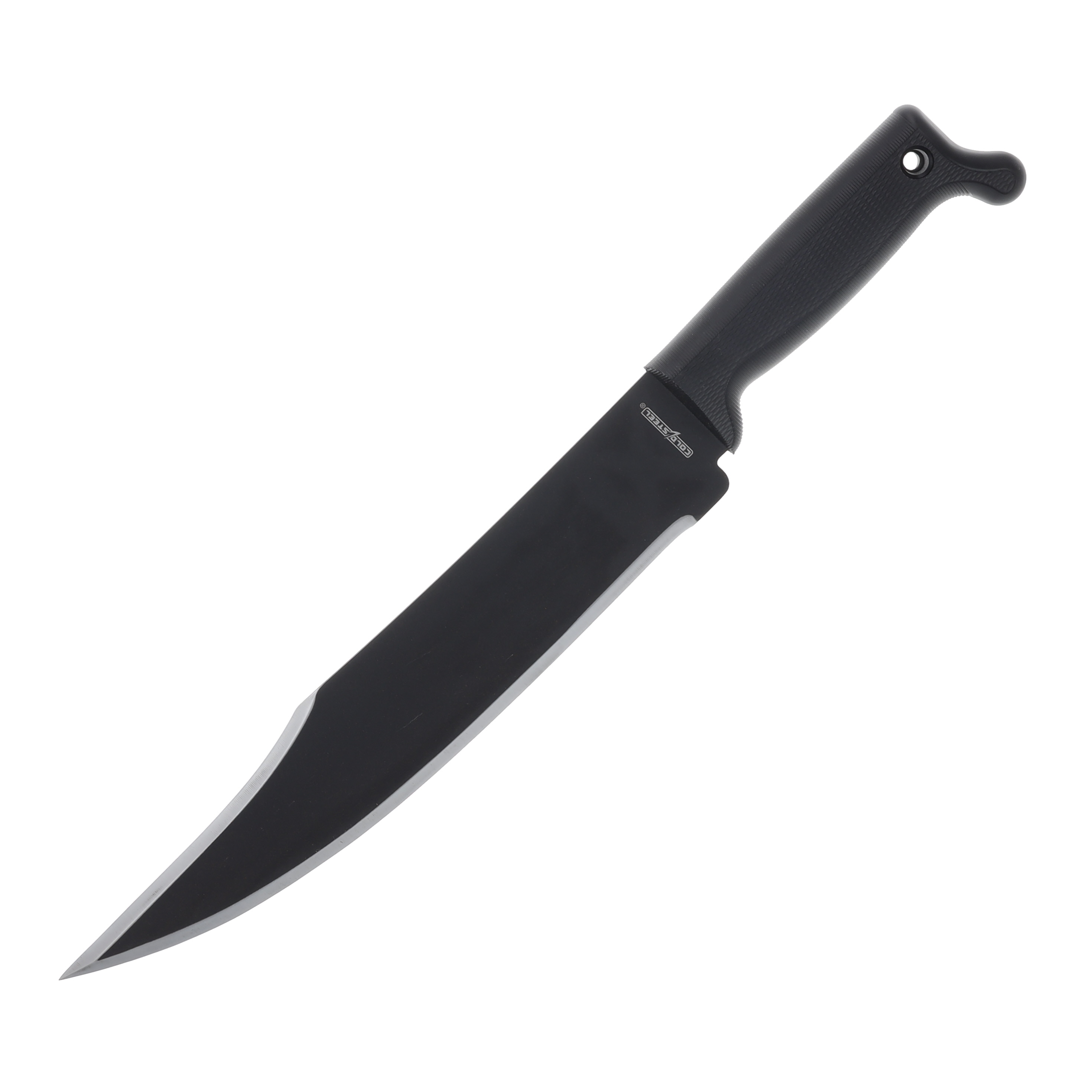 Cold Steel Bowie Machete Fixed Blade Black 12in Carbon Steel Blade CS97BWM12S View 3