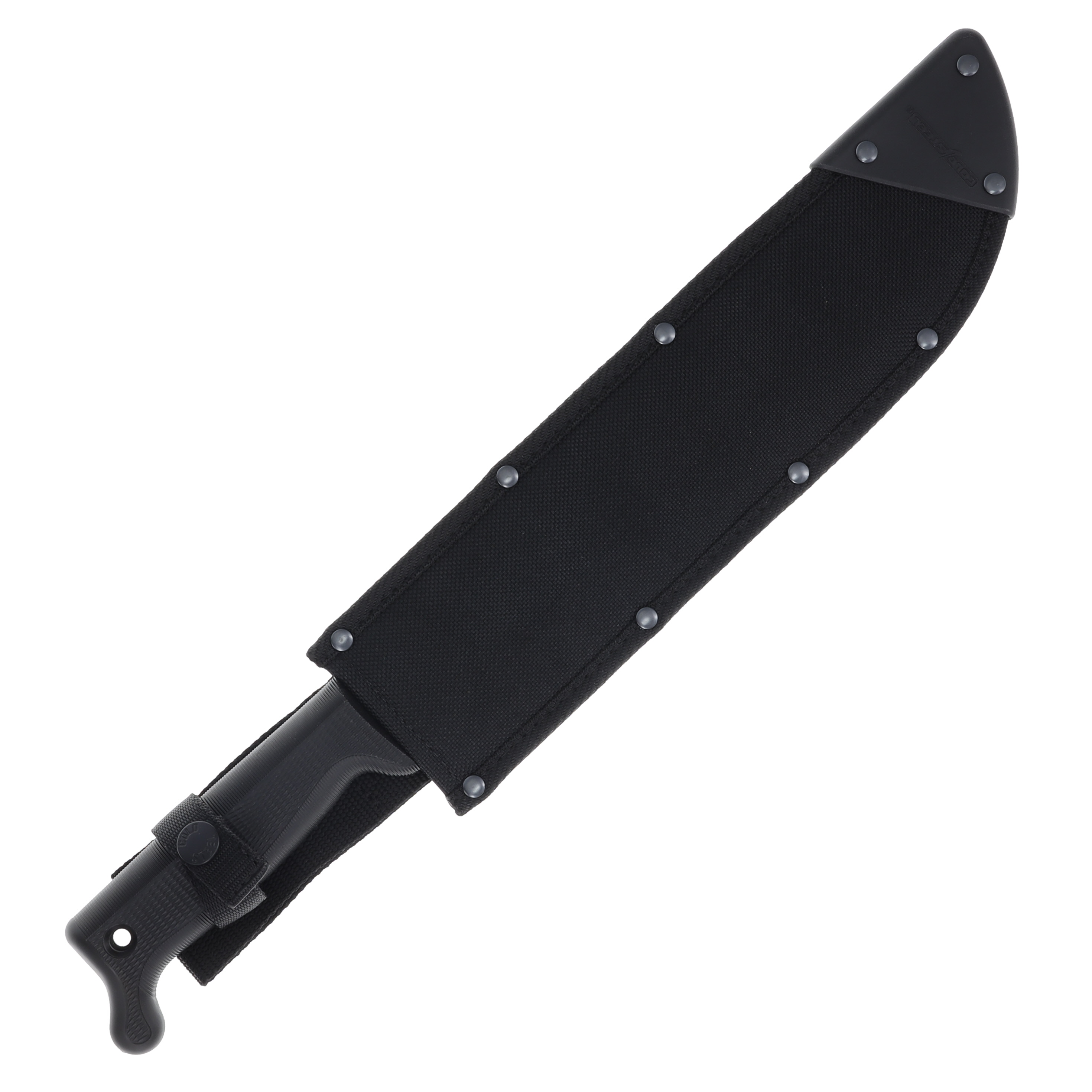 Cold Steel Bowie Machete Fixed Blade Black 12in Carbon Steel Blade CS97BWM12S View 6