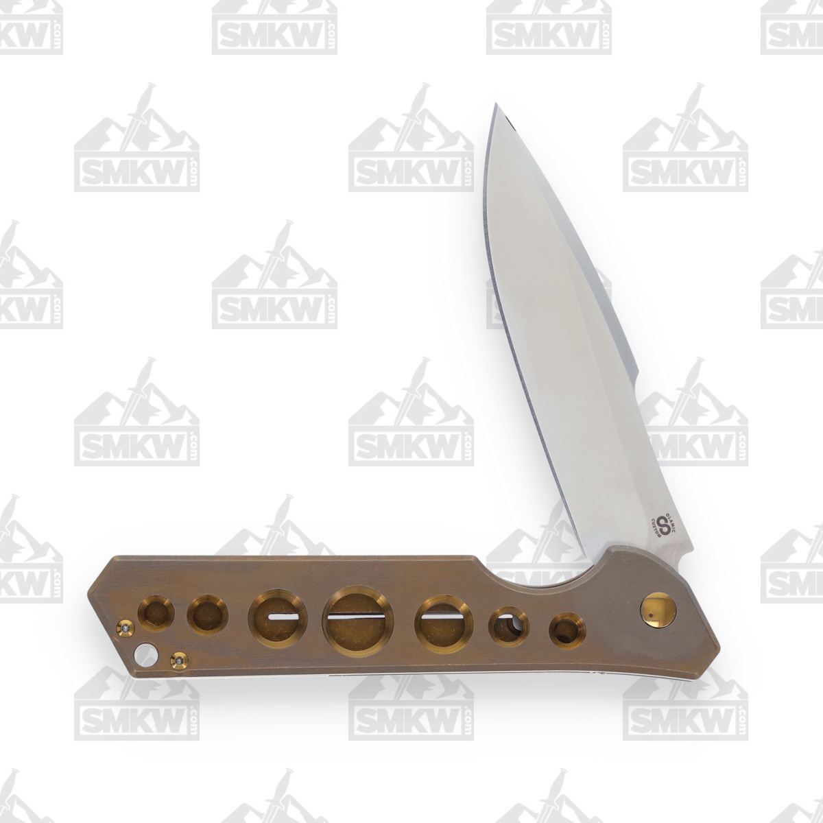 Olamic Rainmaker 259-H Folding Knife Kinetic Earth with Circle Cutouts RFL259H View 6